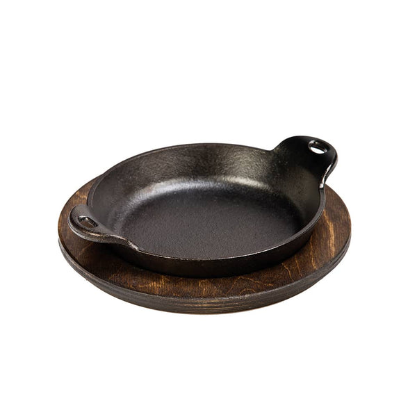 Heat-Treated 0.41 Lt Round Cast Iron Mini Server - HMSRD