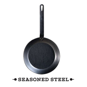 25.4 Cm Seasoned Carbon Steel Skillet - CRS10