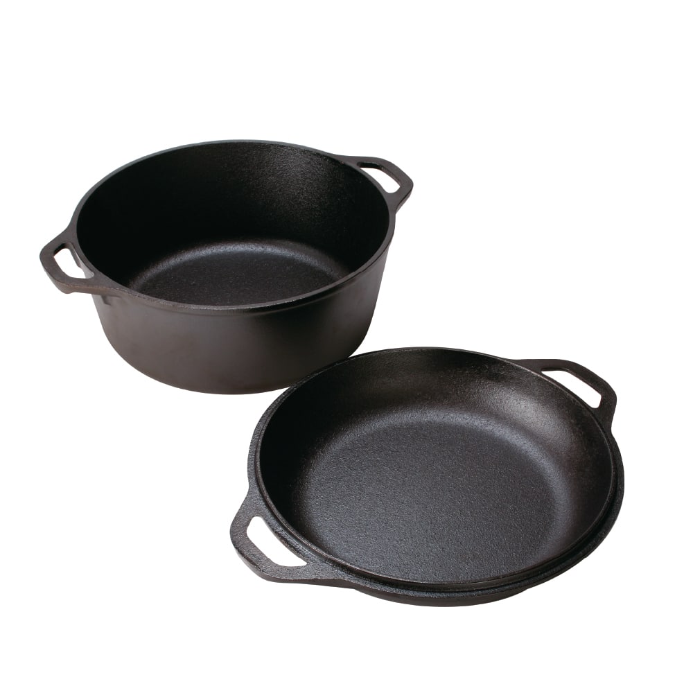 4.73 Lt Cast Iron Double Dutch Oven - L8DD3 – Lodge Cast Iron