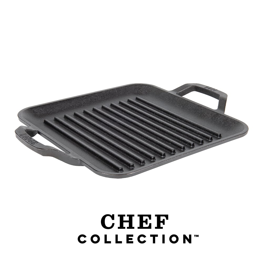 Chef Collection Griglia Quadrata in Ghisa 27,94 cm - Lodge LC11SGP